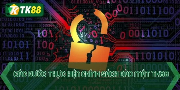 Các bước thực hiện chính sách bảo mật TK88